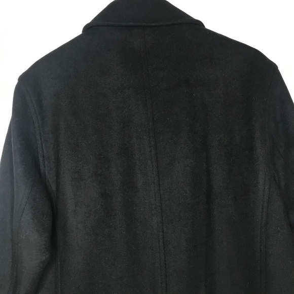 J. Crew black pea coat sz Medium - Picture 5 of 10